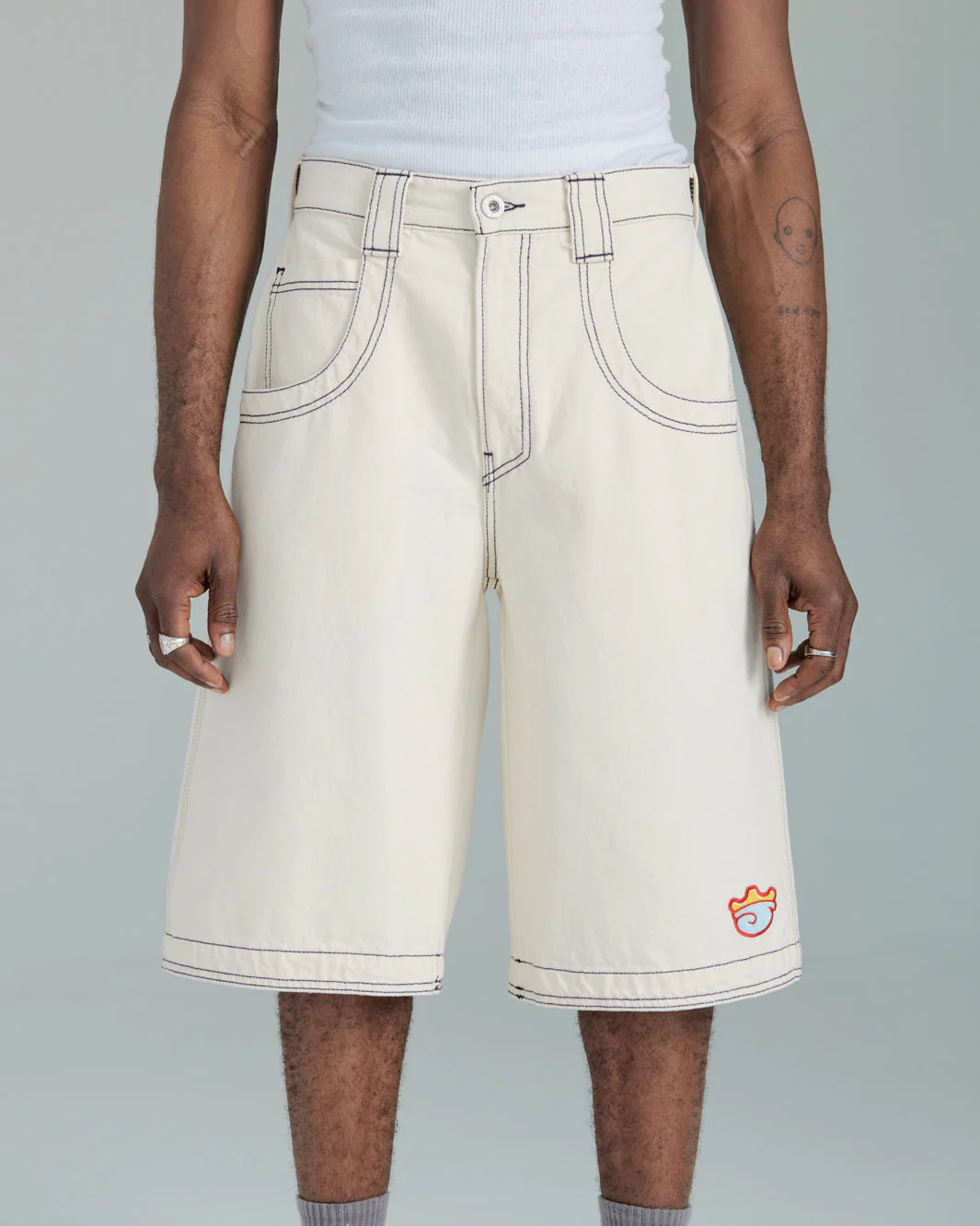 King Shorts. 14". Natural. - Image 6