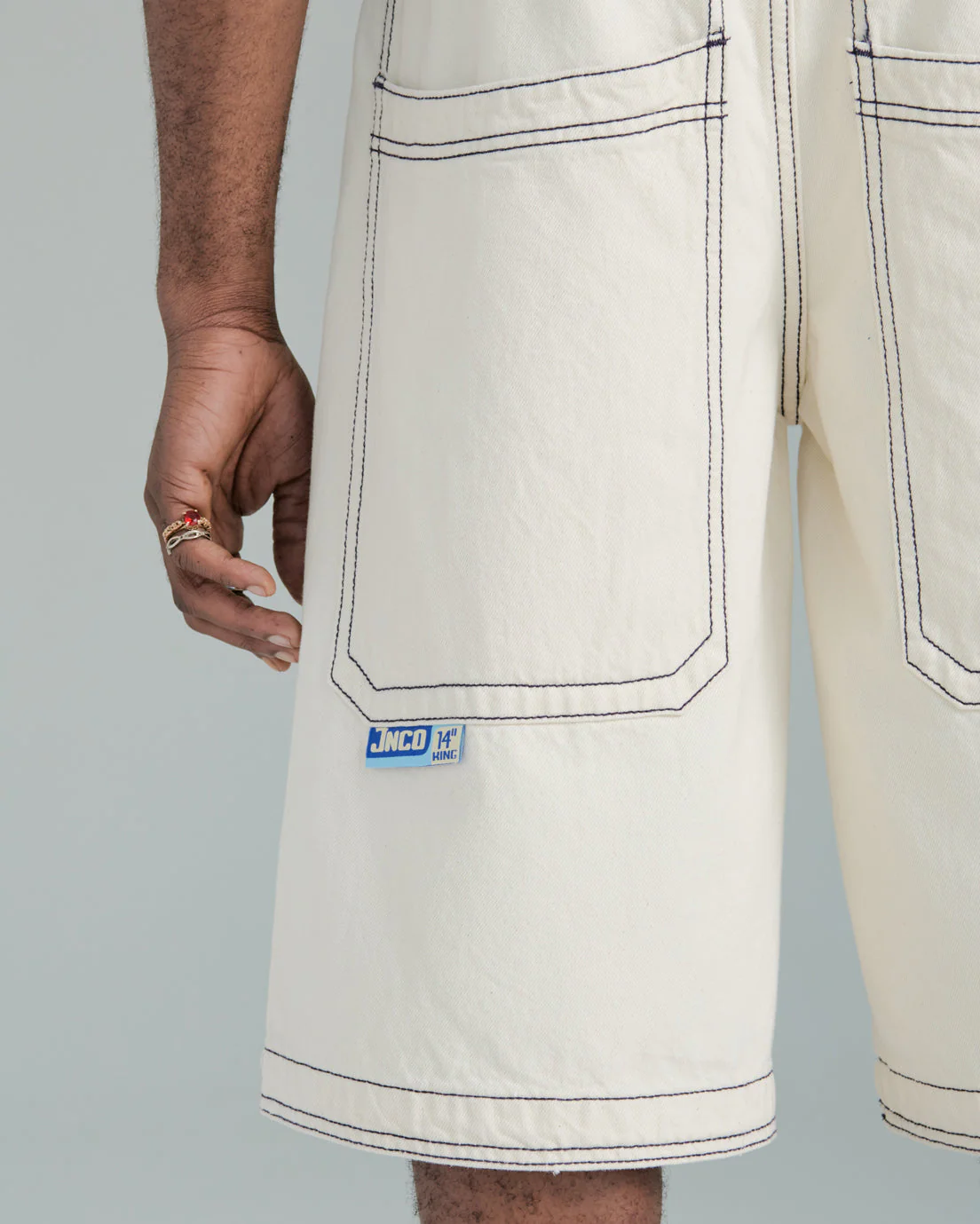 King Shorts. 14". Natural. - Image 8