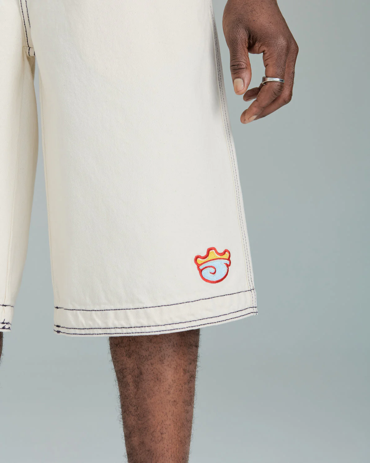 King Shorts. 14". Natural. - Image 9