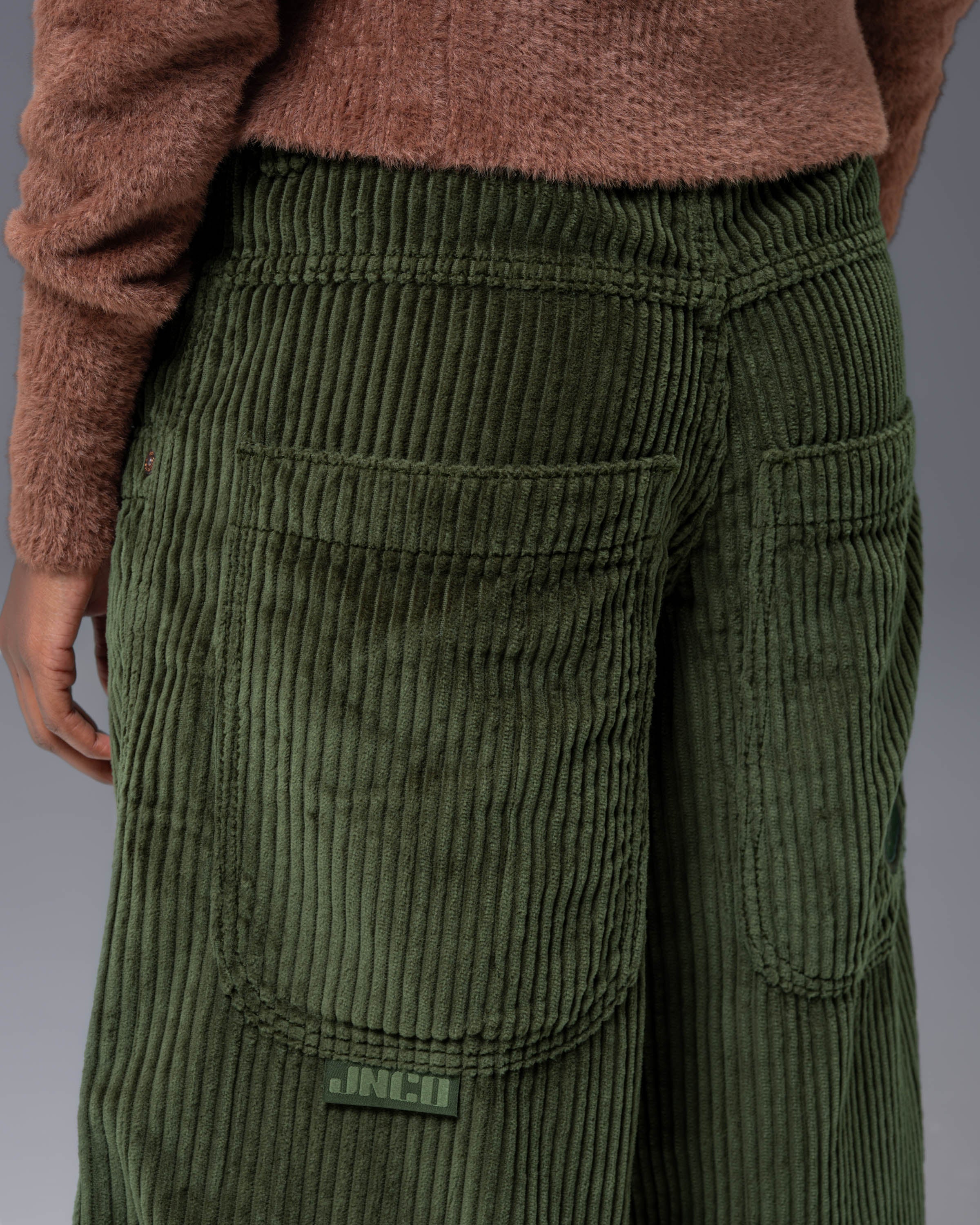 W101 Twin Cannon. 26". 4 Wale Corduroy. Moss. NEW - Image 13